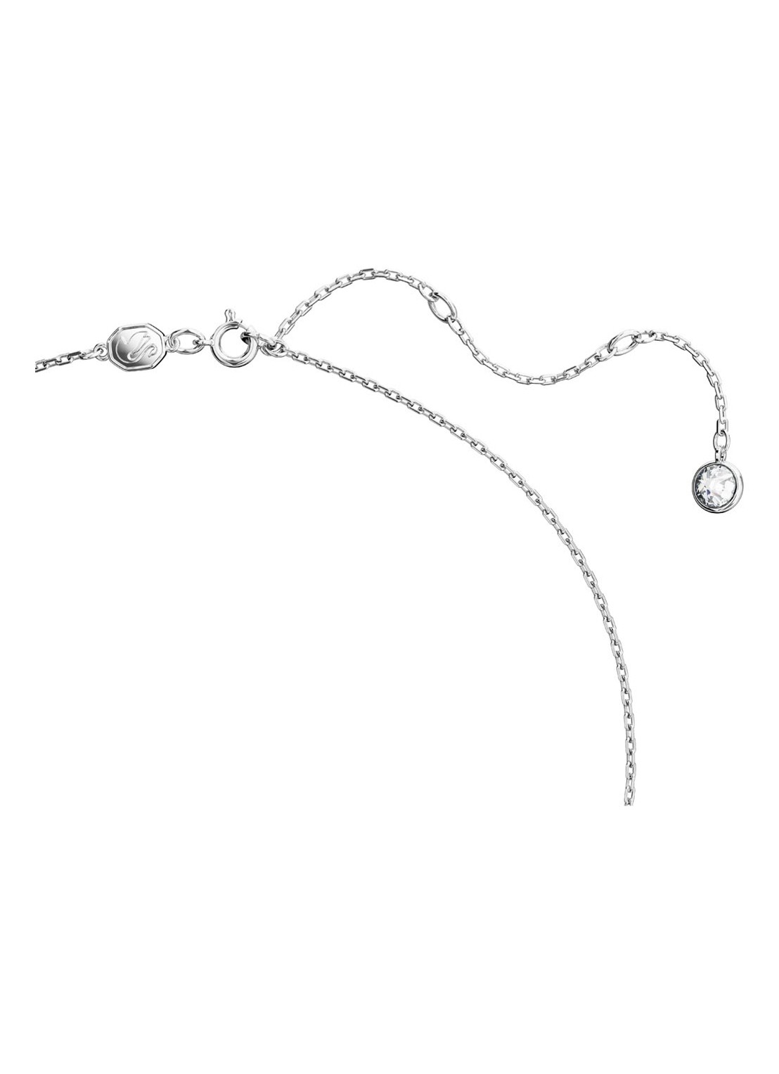 Swarovski ICONIC SWAN PEND XS CRY/RHS - detail 2 zilver
