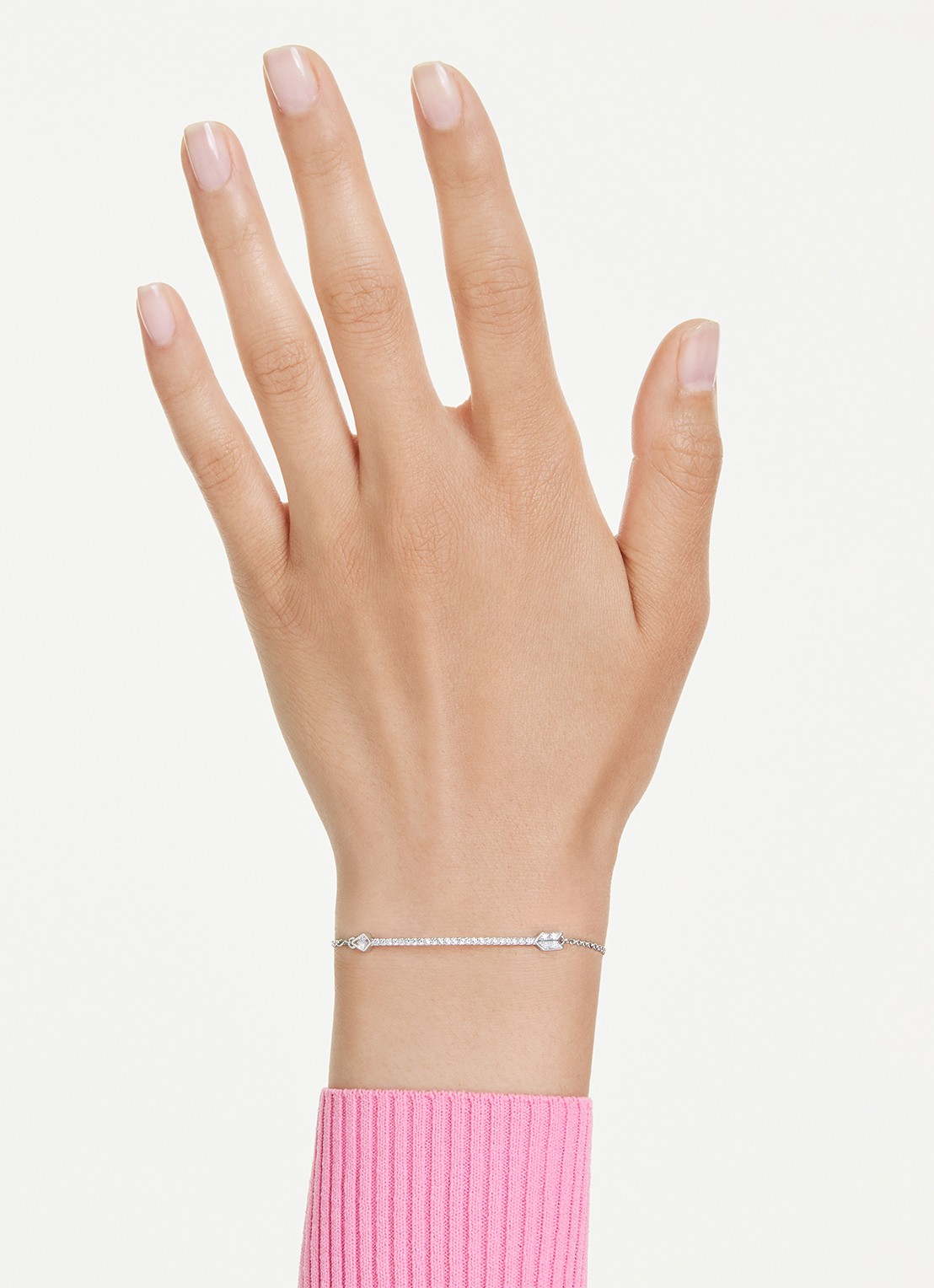 Swarovski Idyllia armband met kristal - detail 6 zilver