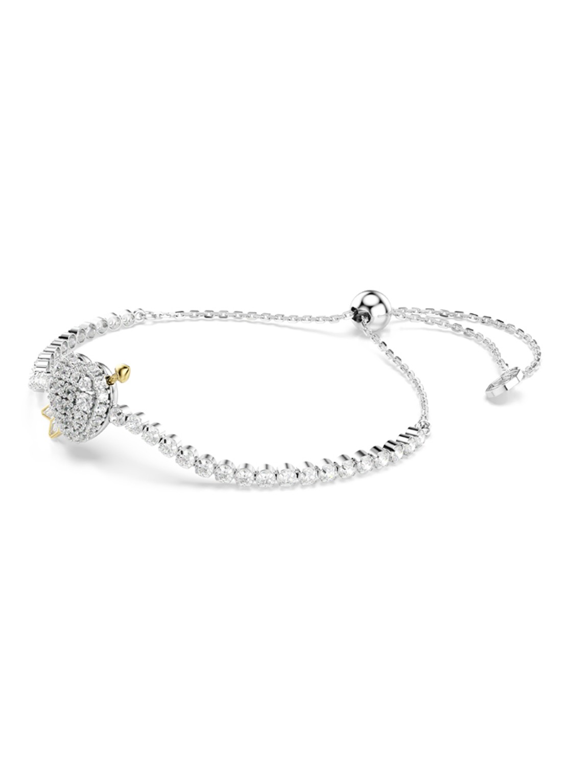 Swarovski Idyllia armband met kristal - detail 2 zilver