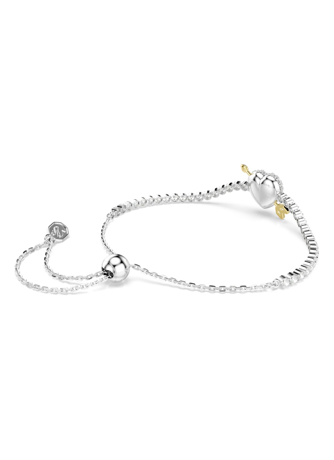 Swarovski Idyllia armband met kristal - detail 5 zilver