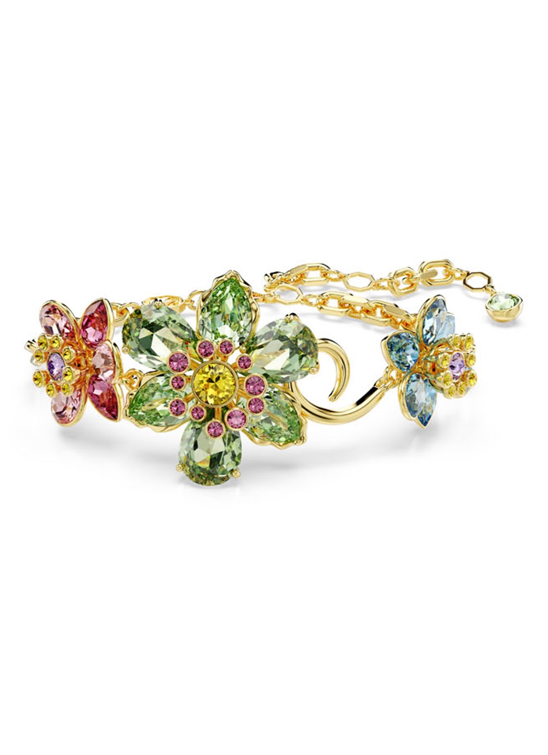 Swarovski Idyllia armband verguld M - voorkant goud