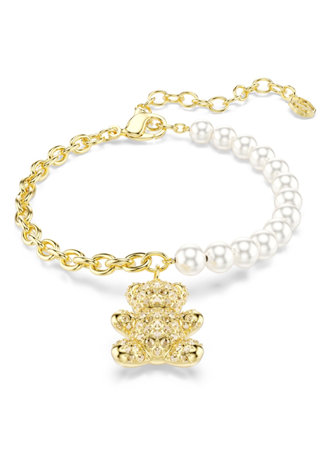 Swarovski Idyllia armband verguld - voorkant goud