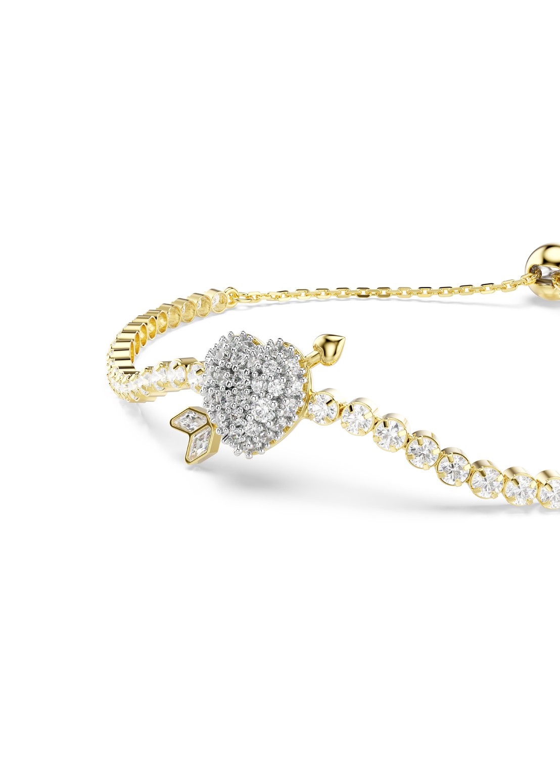 Swarovski Idyllia armband verguld - detail 4 goud