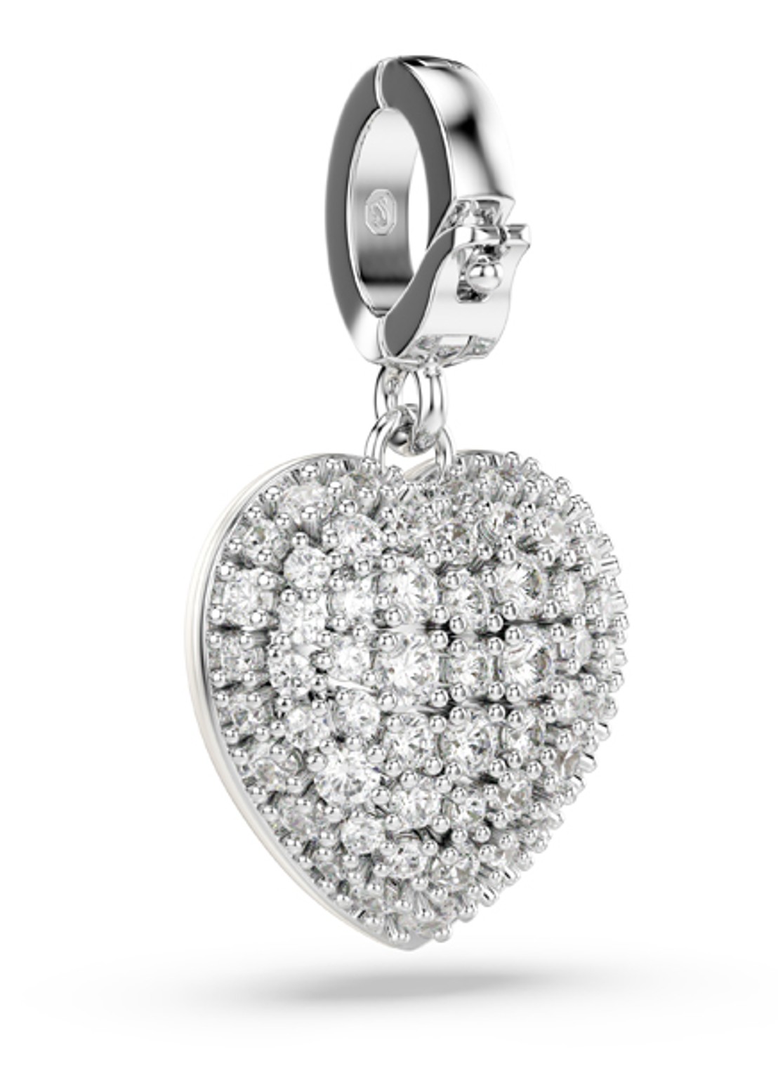 Swarovski Idyllia bedeltje met kristal - detail 5 zilver