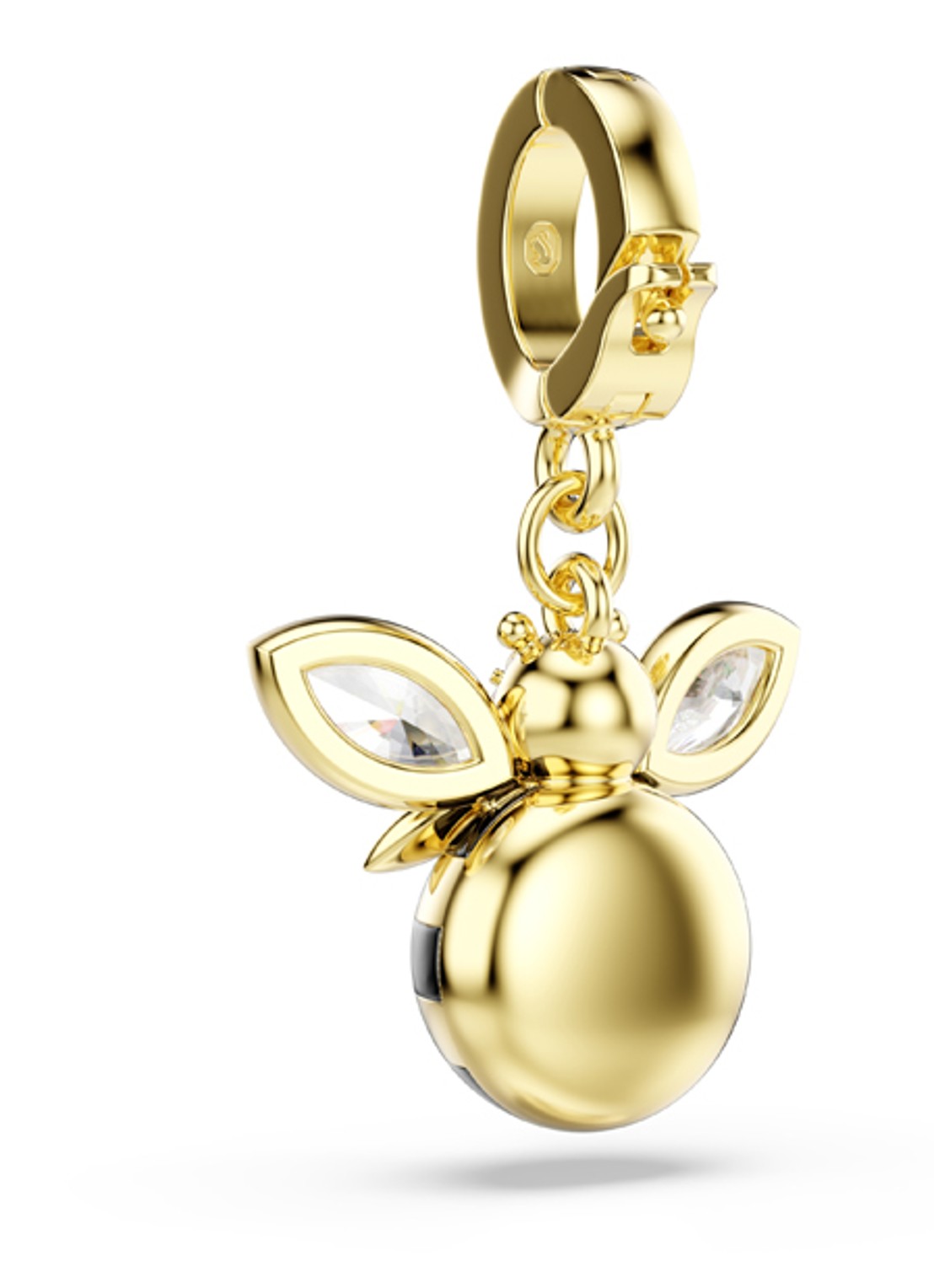 Swarovski Idyllia bedeltje met kristal - detail 5 goud