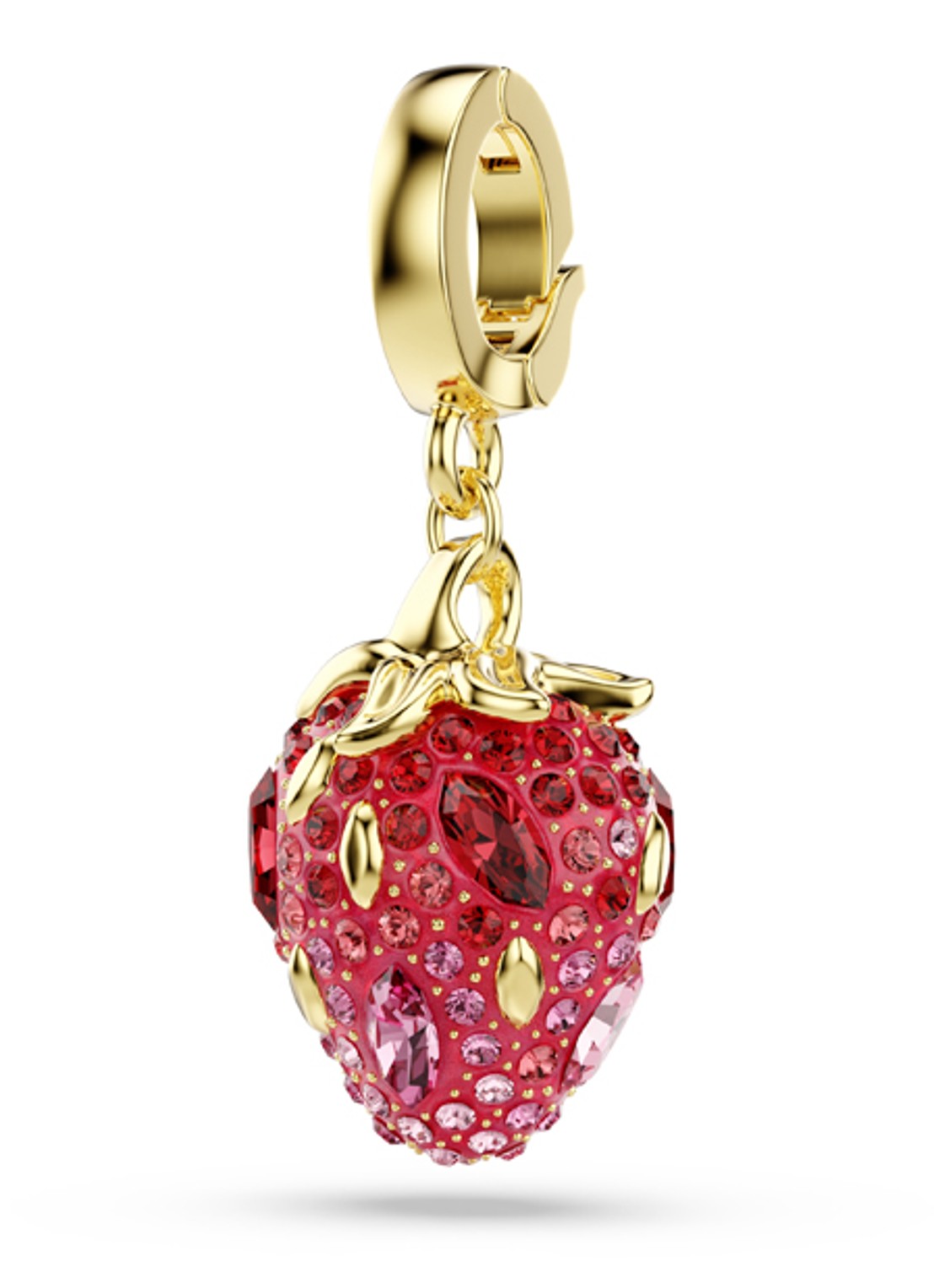 Swarovski Idyllia bedeltje met kristal - detail 2 goud
