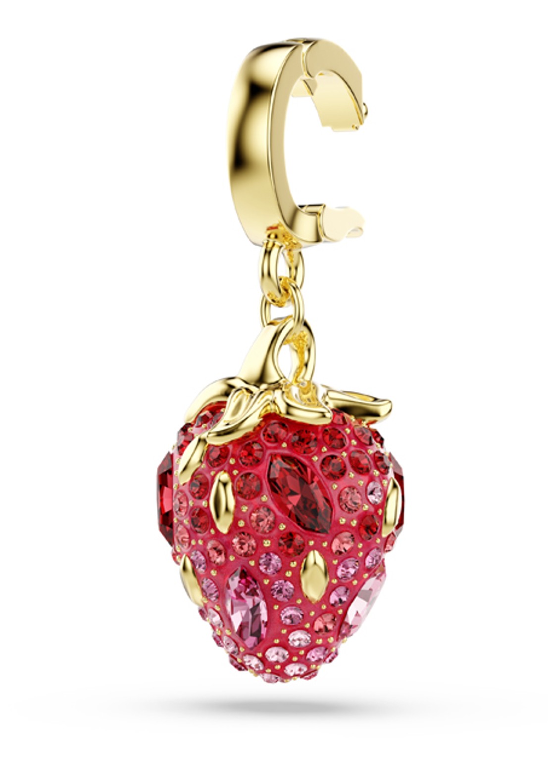 Swarovski Idyllia bedeltje met kristal - detail 3 goud