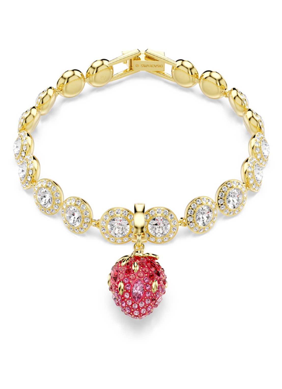 Swarovski Idyllia bedeltje met kristal - detail 6 goud