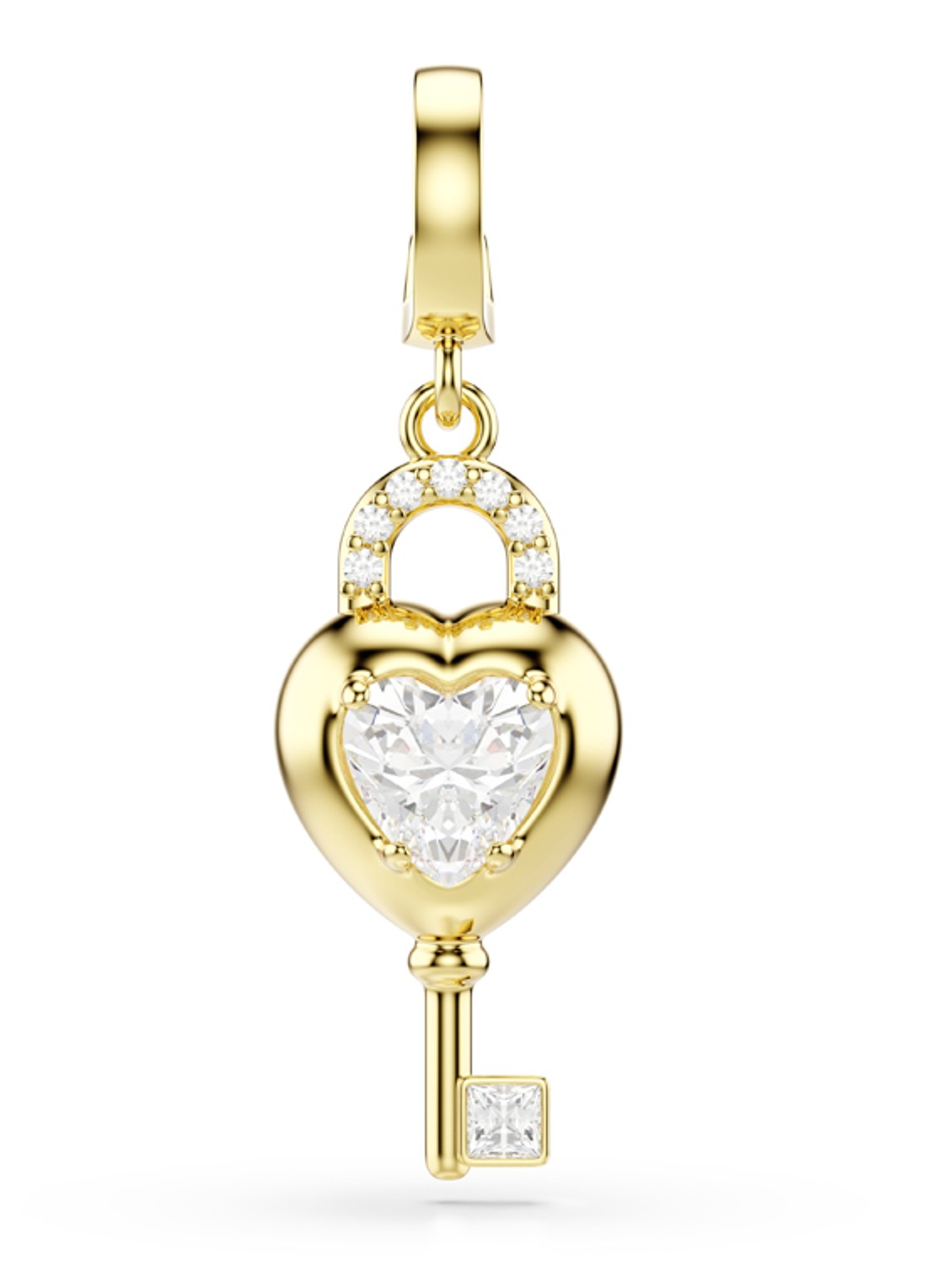 Swarovski Idyllia bedeltje verguld - voorkant goud