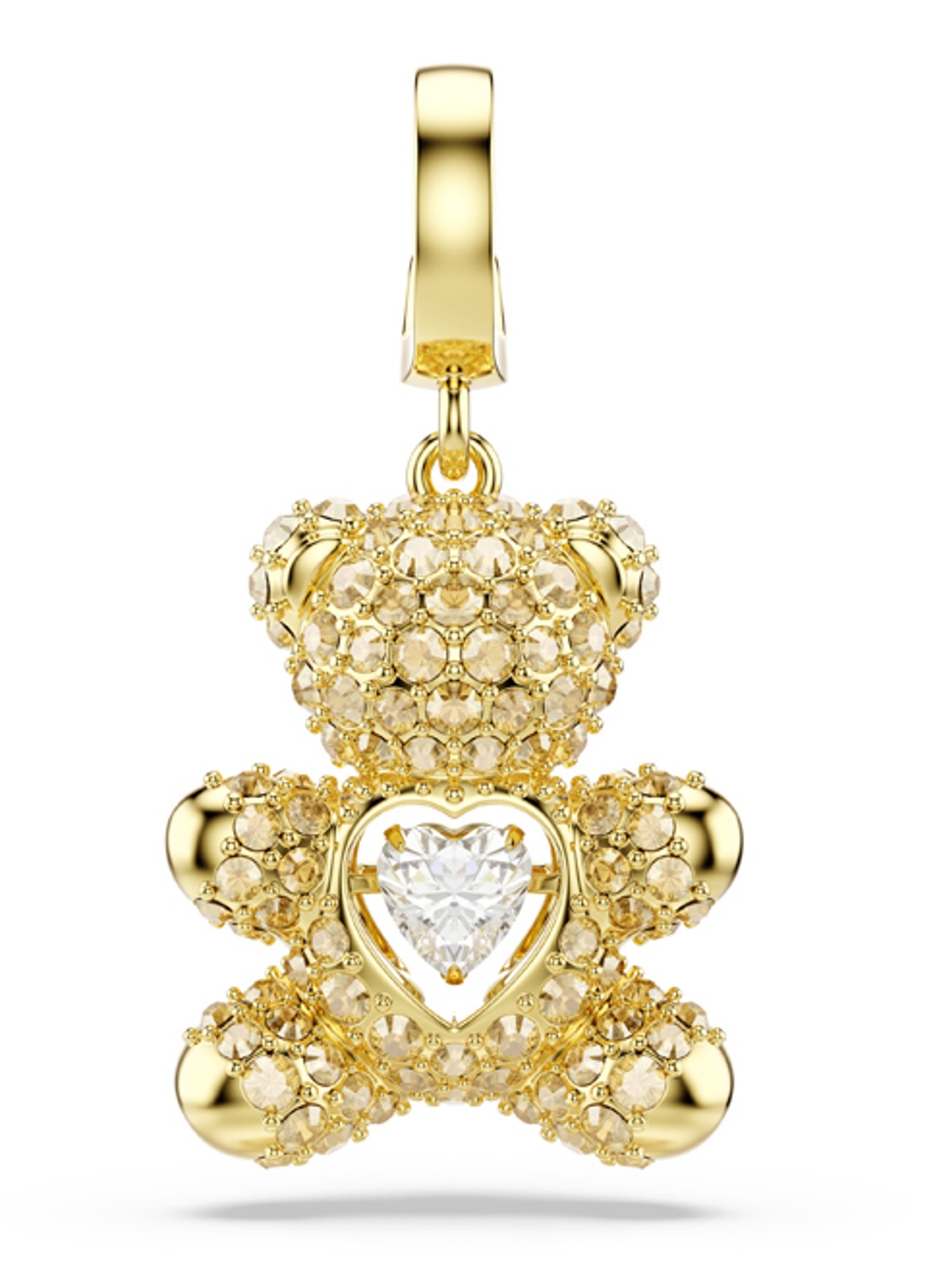 Swarovski Idyllia hanger verguld - voorkant goud