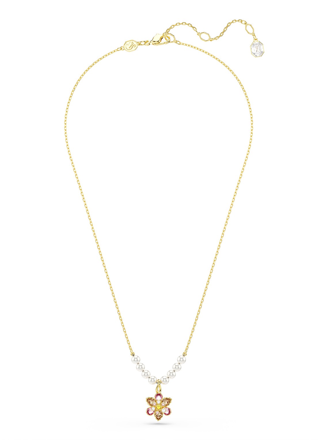 Swarovski Idyllia ketting met kristal XS - detail 3 goud