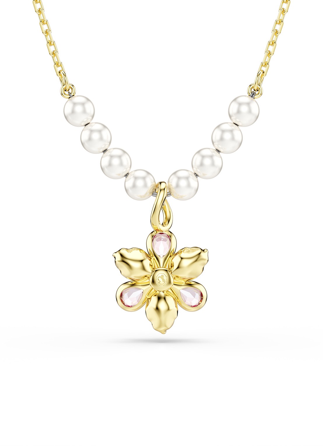 Swarovski Idyllia ketting met kristal XS - detail 6 goud