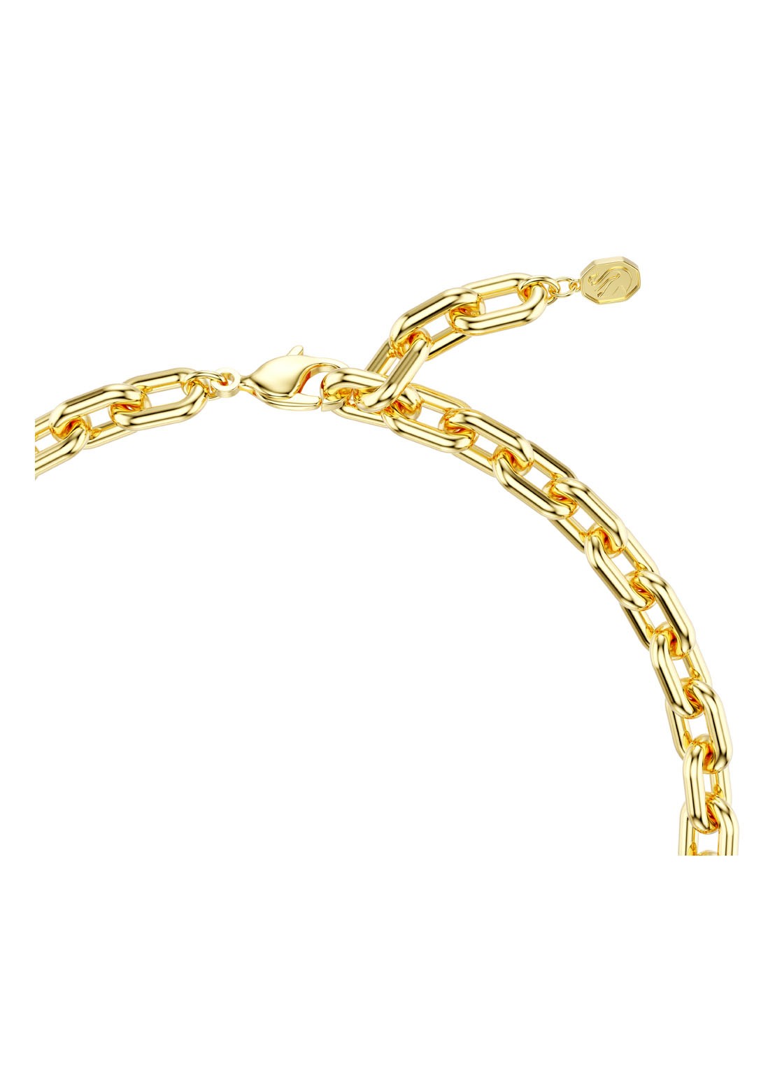 Swarovski Idyllia ketting met kristal  - detail 2 goud