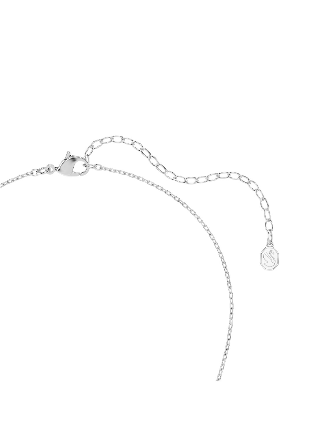 Swarovski Idyllia ketting met kristal - detail 4 zilver