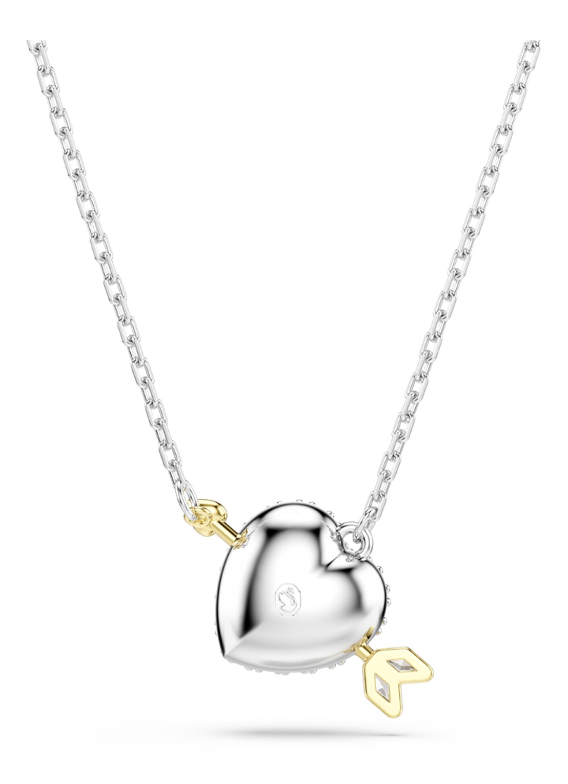 Swarovski Idyllia ketting met kristal - detail 5 zilver