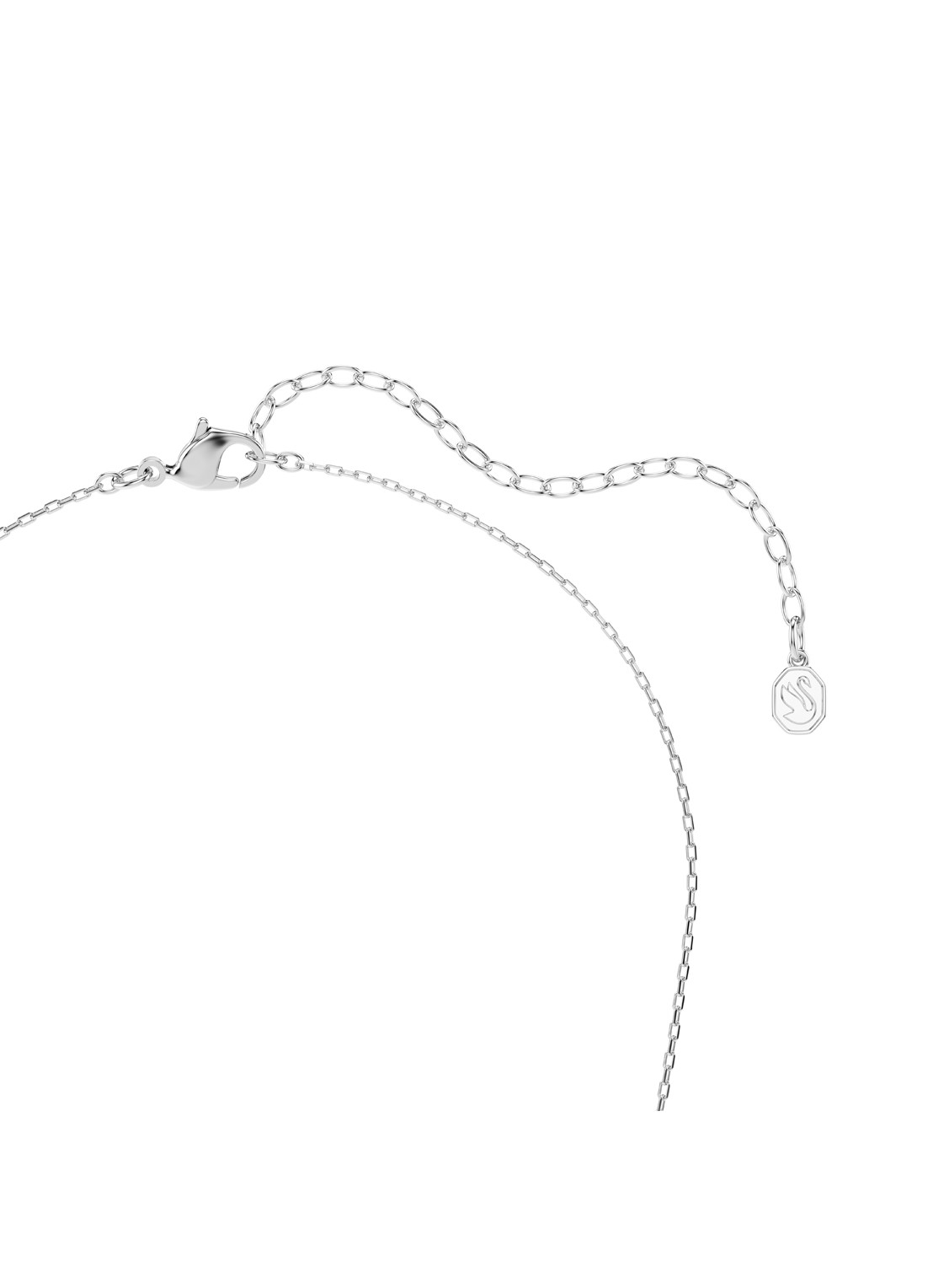 Swarovski Idyllia ketting met kristal - detail 4 zilver