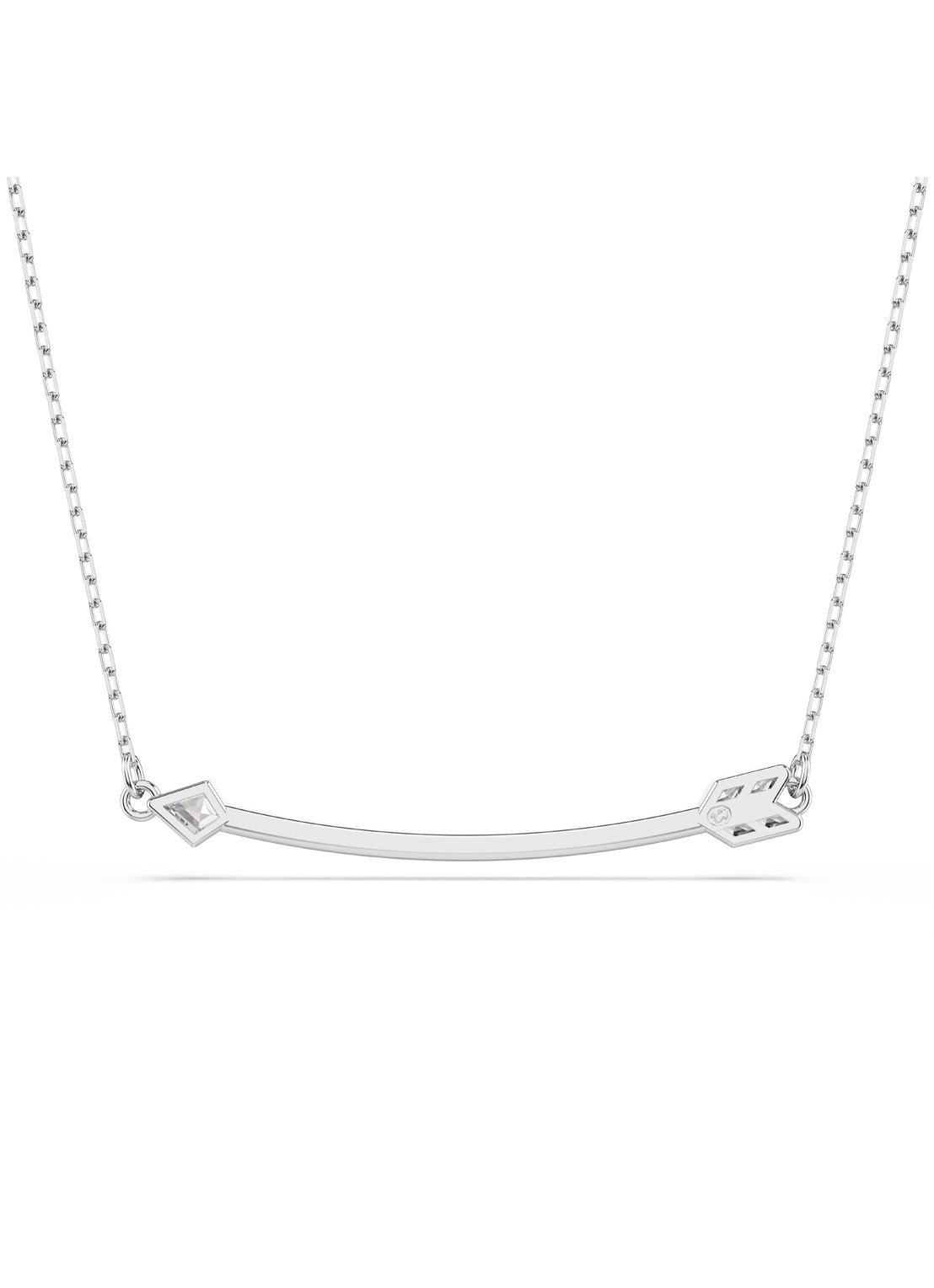 Swarovski Idyllia ketting met kristal - detail 5 zilver