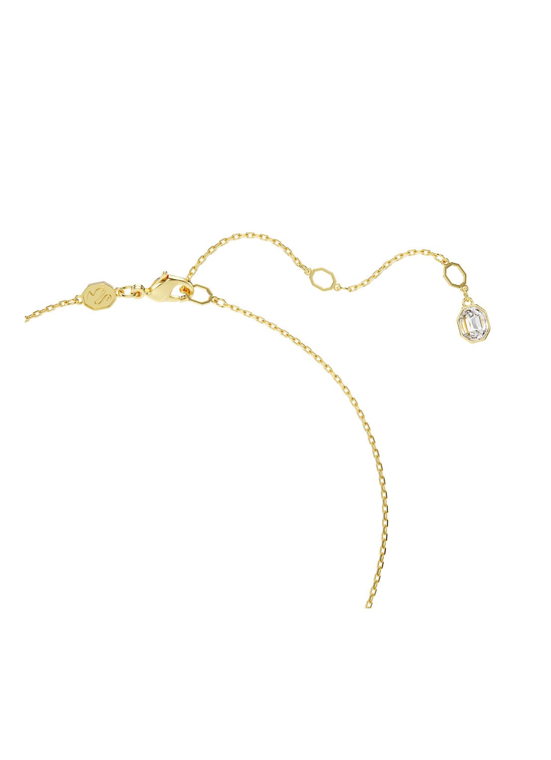 Swarovski Idyllia ketting verguld met kristal  - detail 2 goud