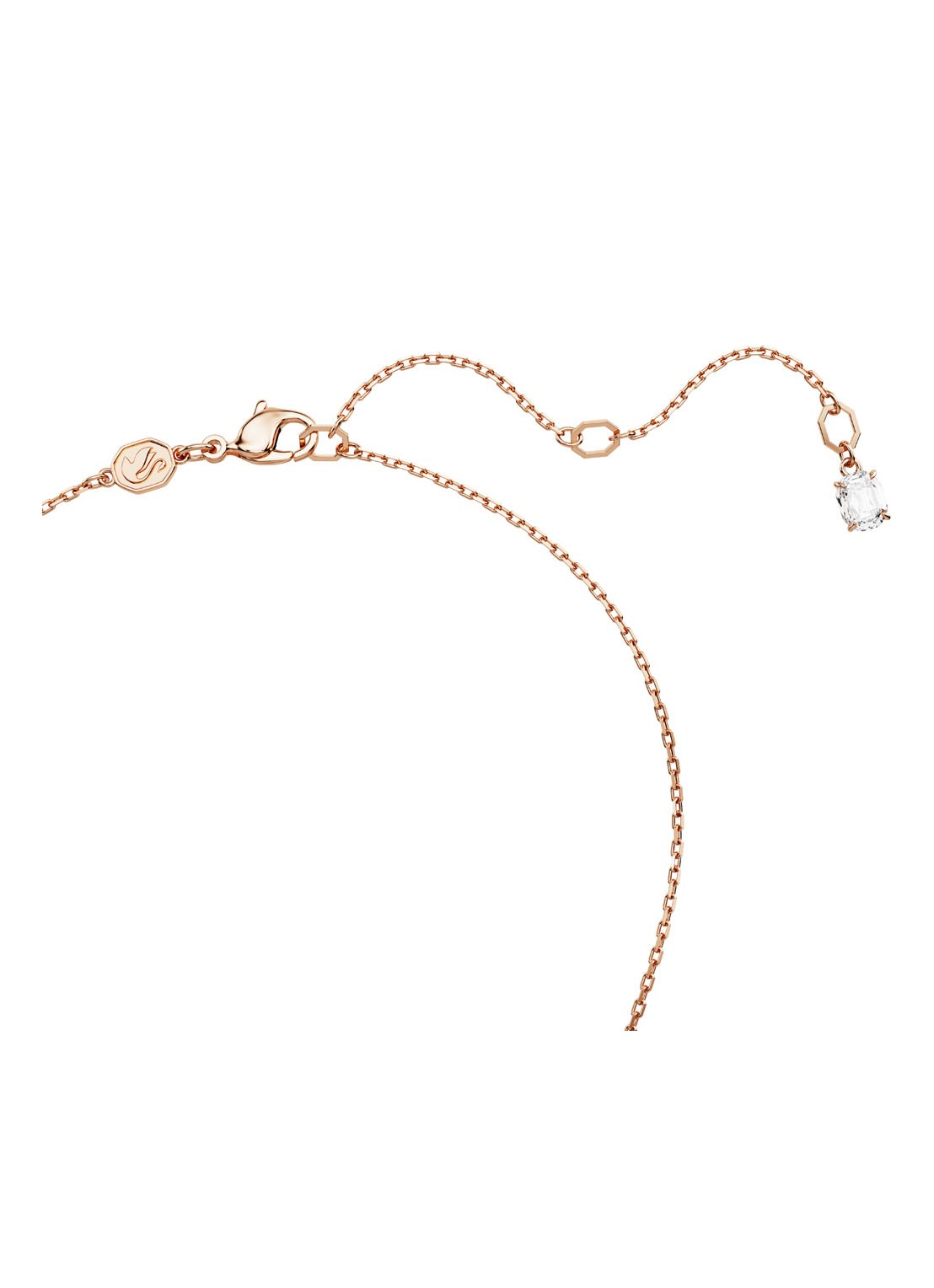 Swarovski Idyllia ketting verguld - detail 3 roségoud