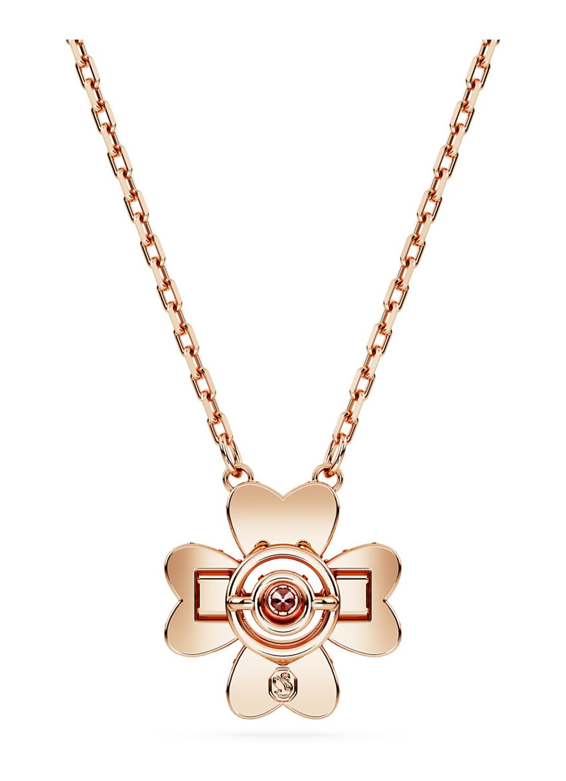 Swarovski Idyllia ketting verguld - detail 4 roségoud
