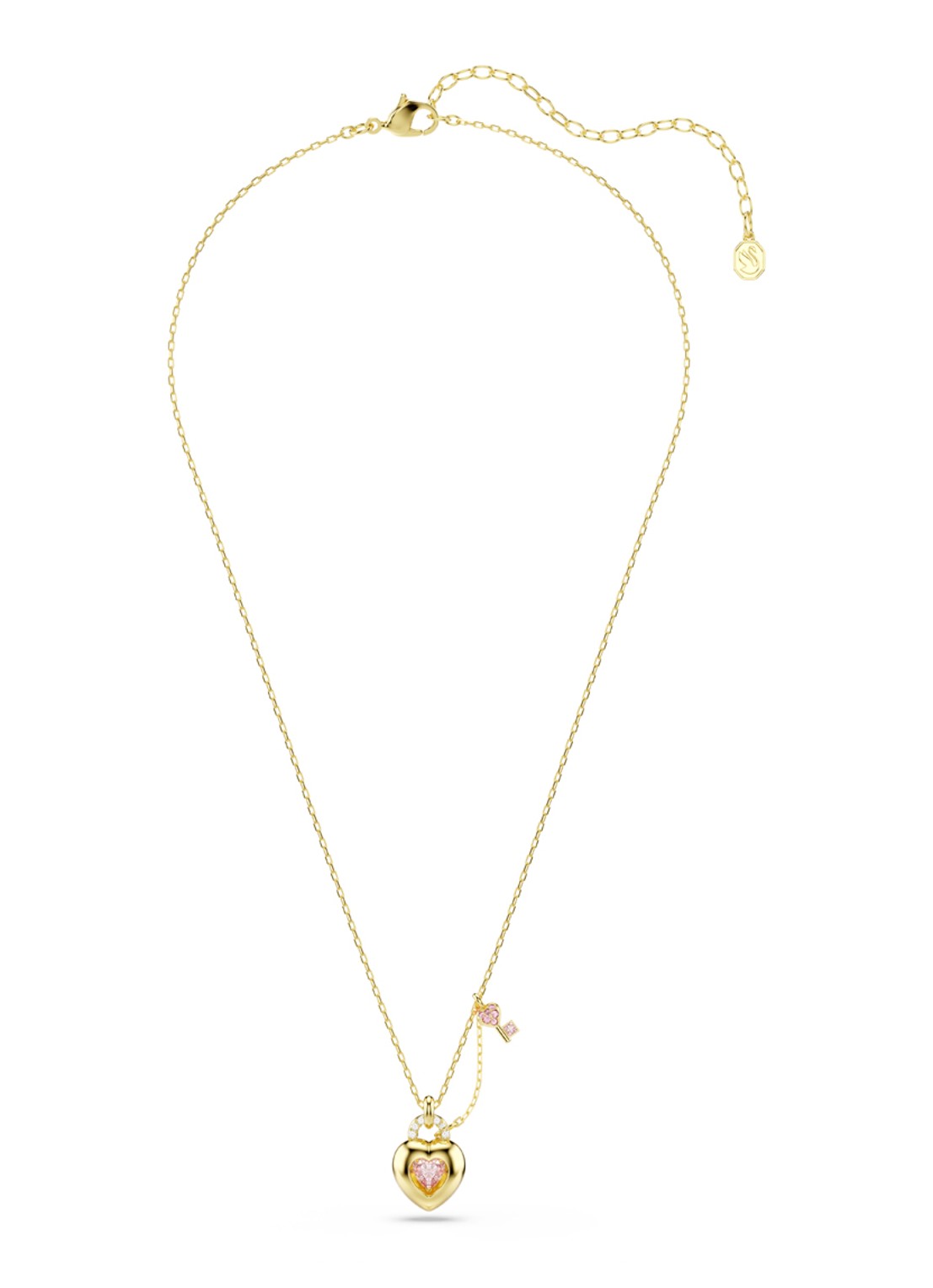 Swarovski Idyllia ketting verguld - detail 2 goud