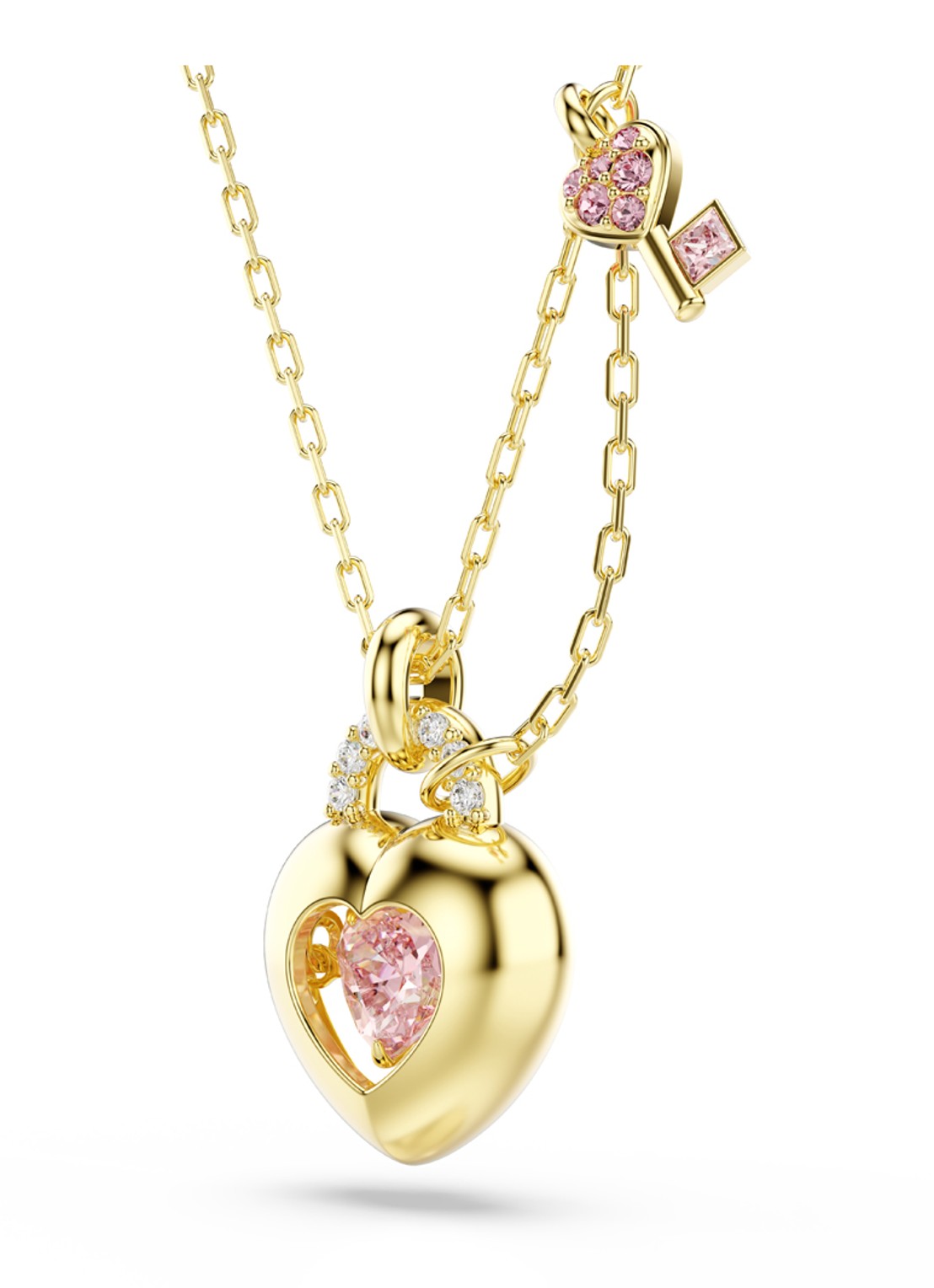 Swarovski Idyllia ketting verguld - detail 3 goud