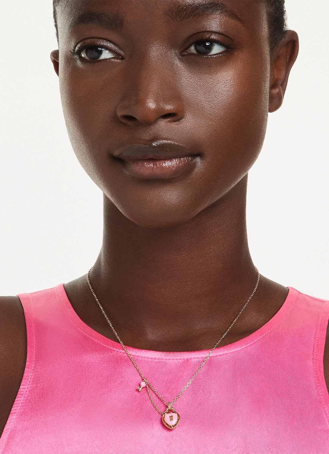 Swarovski Idyllia ketting verguld - detail 6 goud