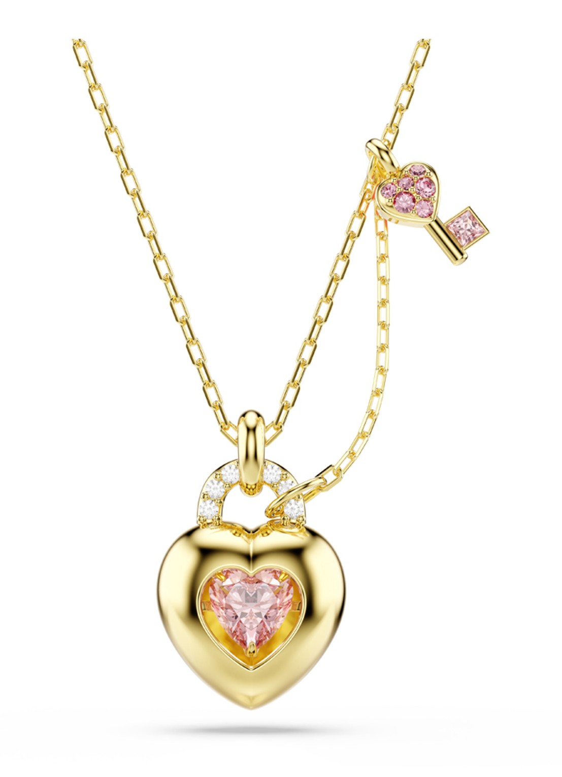 Swarovski Idyllia ketting verguld - voorkant goud