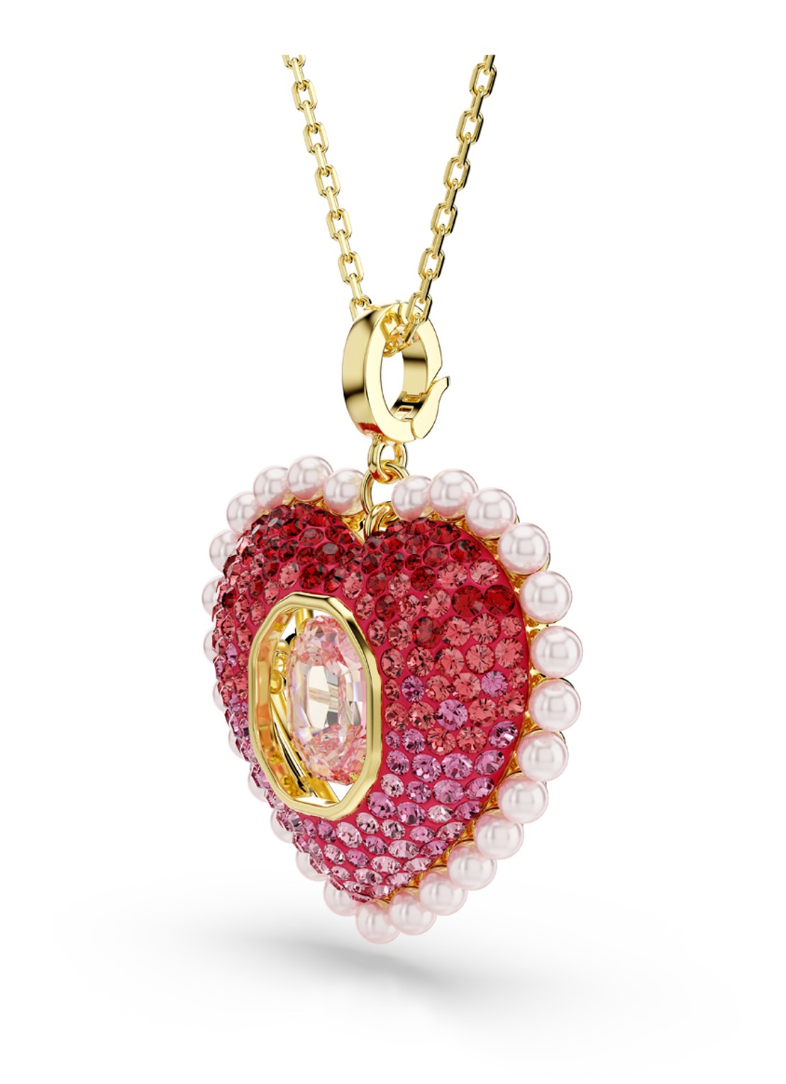 Swarovski Idyllia ketting verguld - detail 3 goud