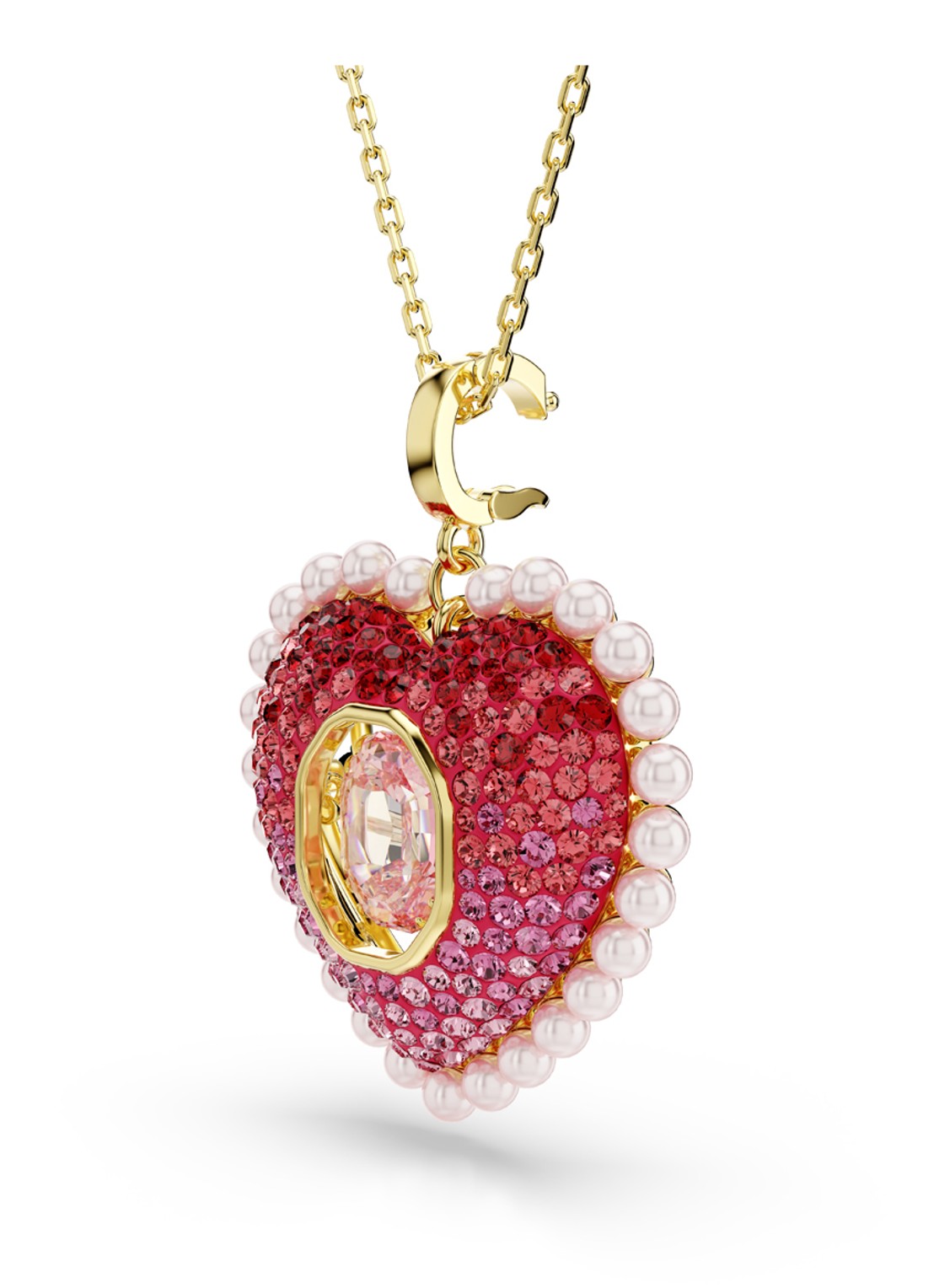 Swarovski Idyllia ketting verguld - detail 4 goud