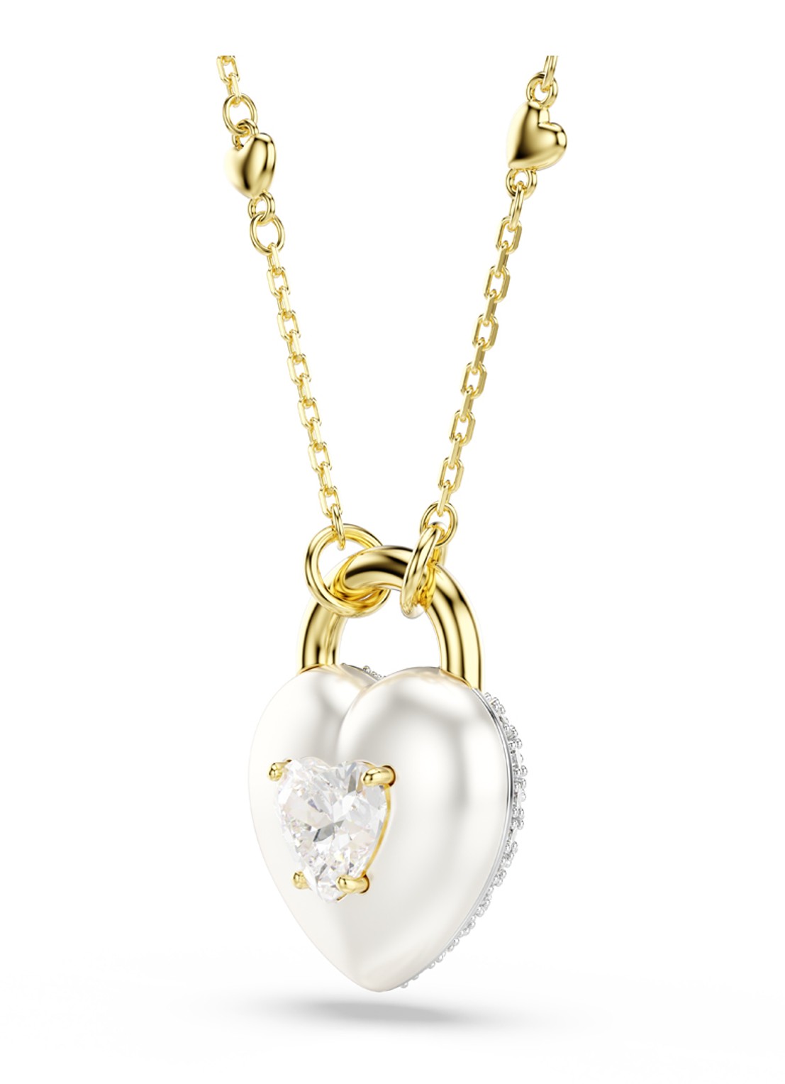 Swarovski Idyllia ketting verguld  - detail 3 goud