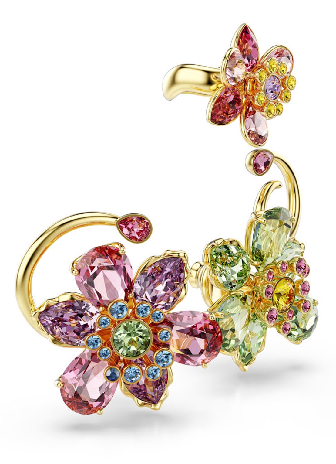 Swarovski Idyllia oorstekers verguld set van 3  - detail 2 goud