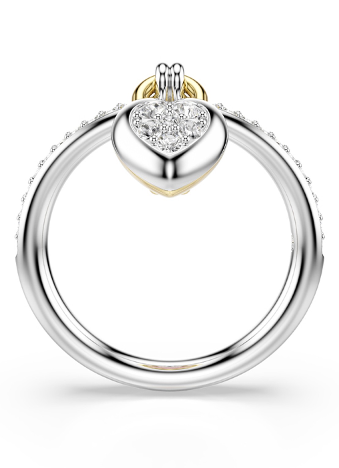 Swarovski Idyllia ring met kristal 55 - detail 4 zilver