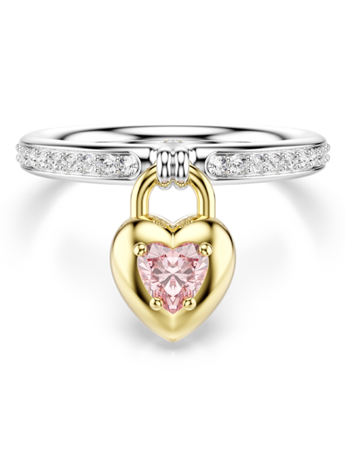 Swarovski Idyllia ring met kristal 55 - voorkant zilver