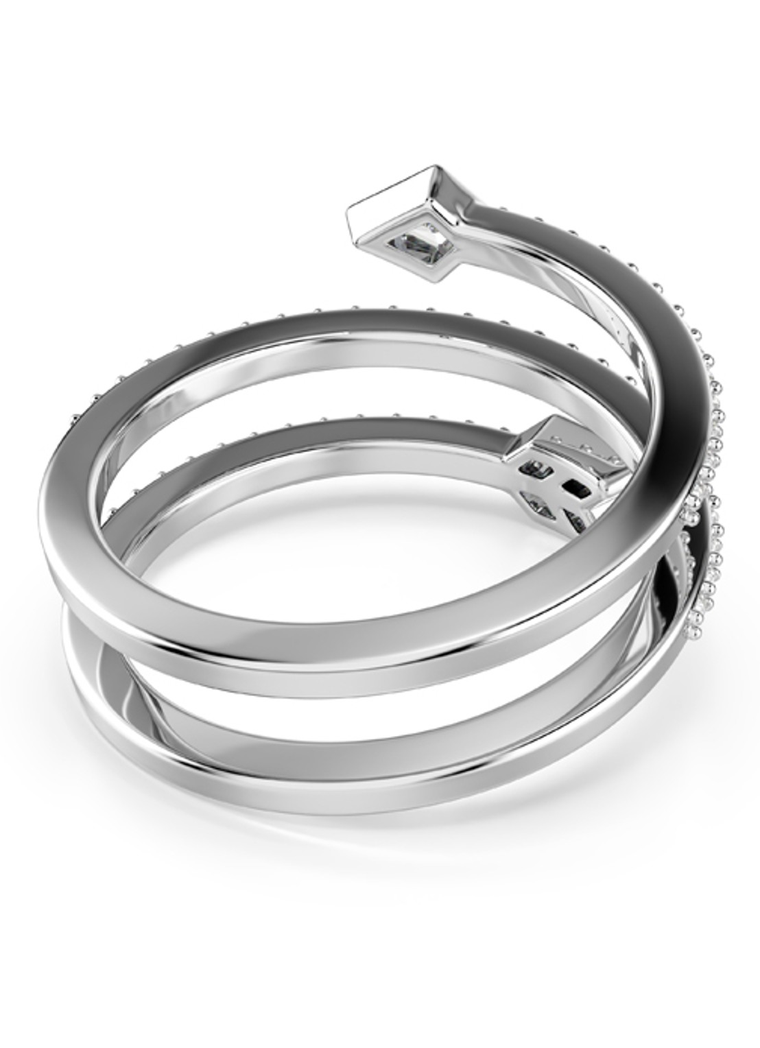 Swarovski Idyllia ring met kristal 55 - detail 4 zilver