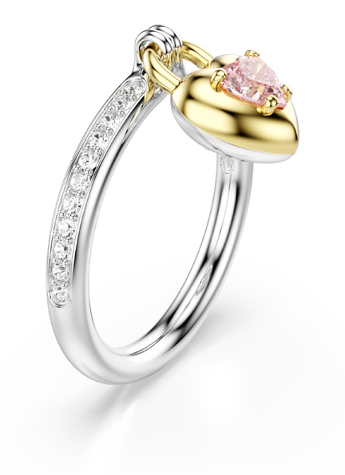 Swarovski Idyllia ring met kristal 58 - detail zilver