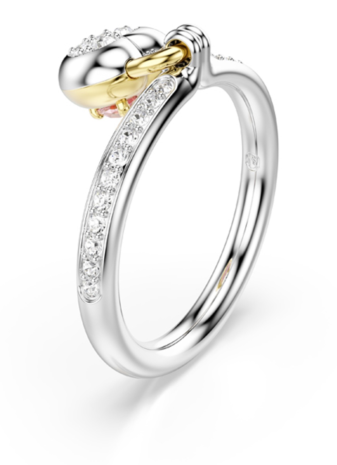 Swarovski Idyllia ring met kristal 58 - detail 2 zilver