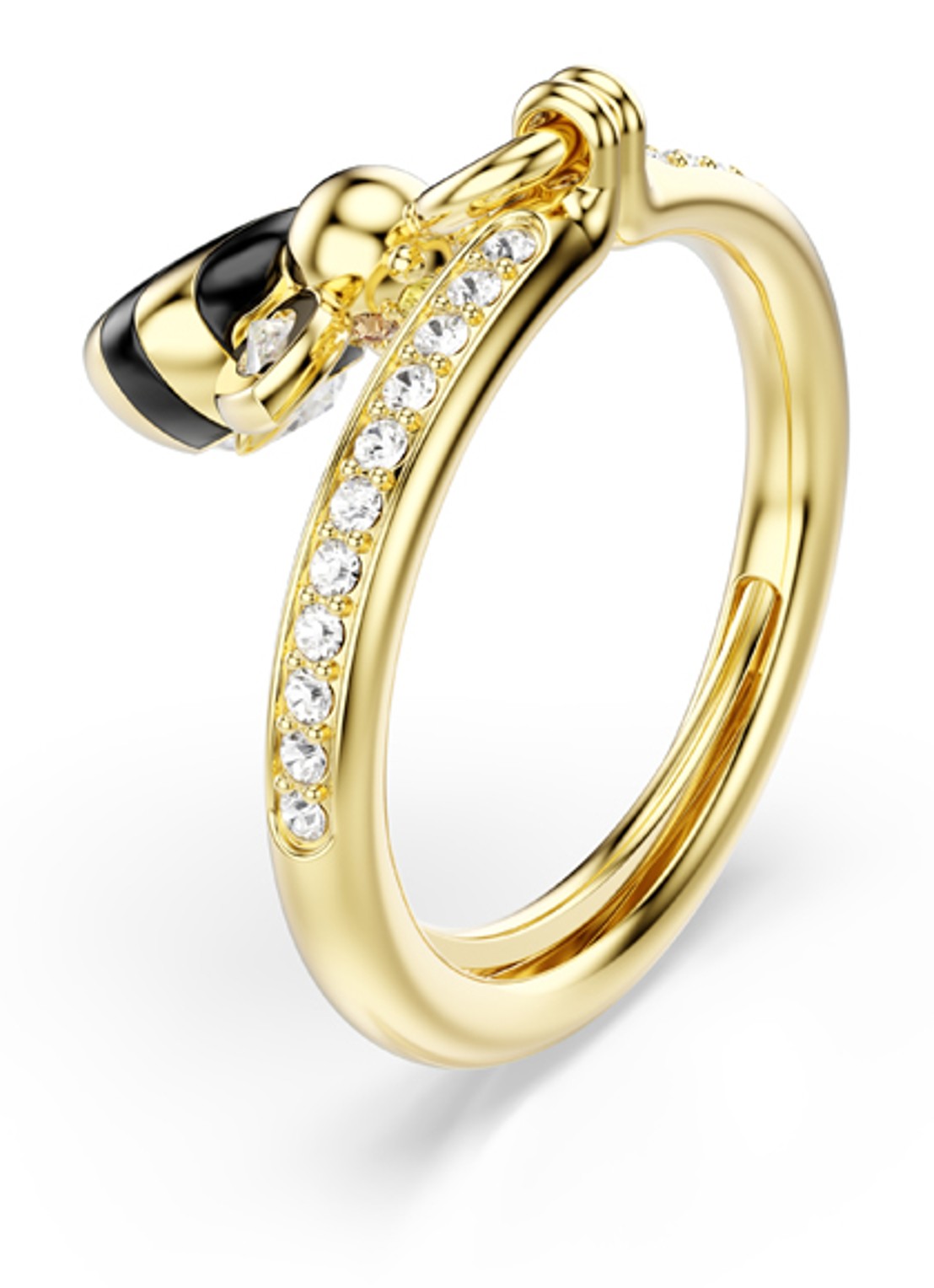 Swarovski Idyllia ring verguld 50-55 - detail 2 goud