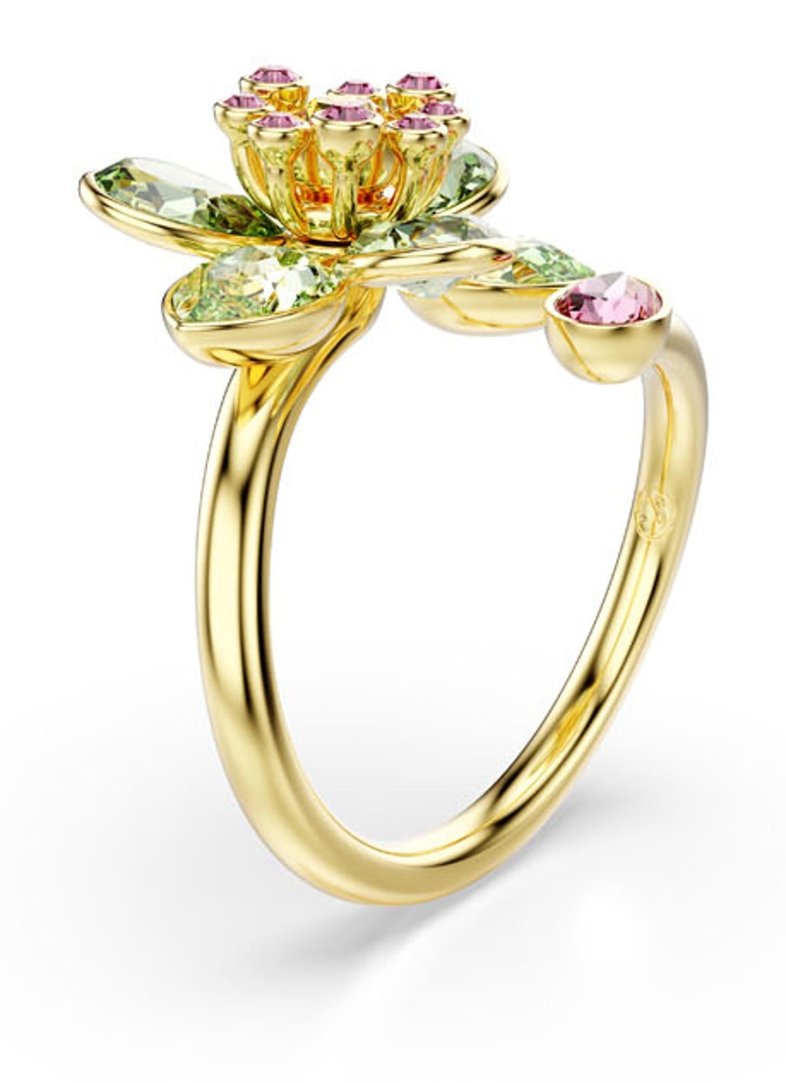 Swarovski Idyllia ring verguld 50 - detail goud