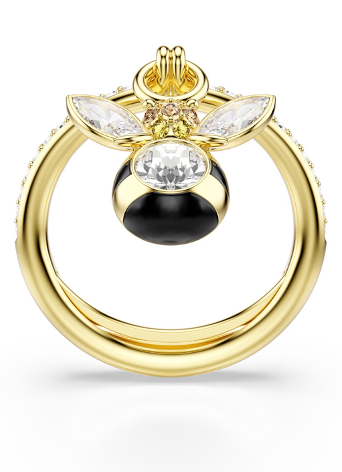 Swarovski Idyllia ring verguld 55-60 - detail 3 goud