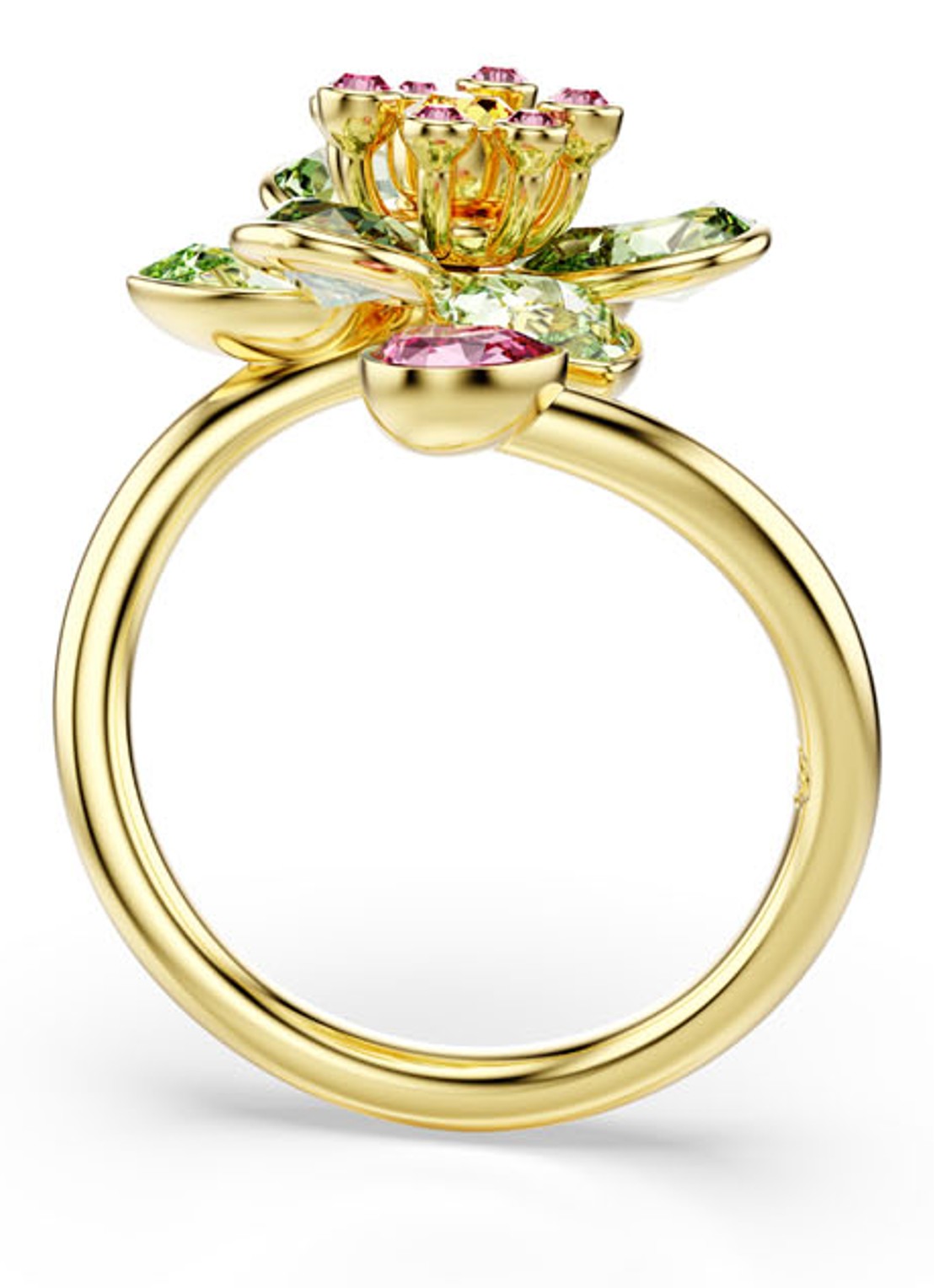 Swarovski Idyllia ring verguld 55  - detail 3 goud