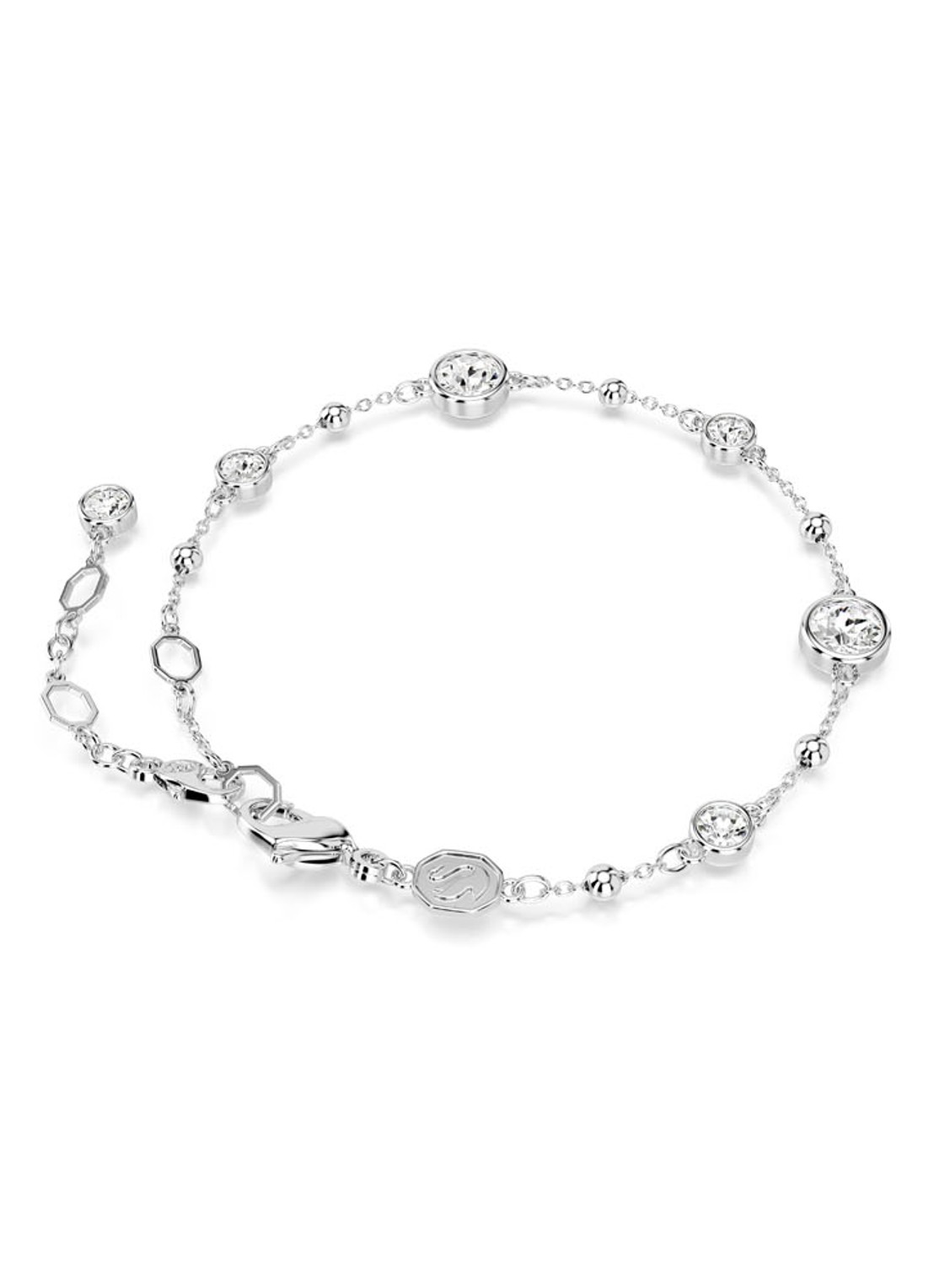 Swarovski Imber armband met kristal M - detail 4 zilver
