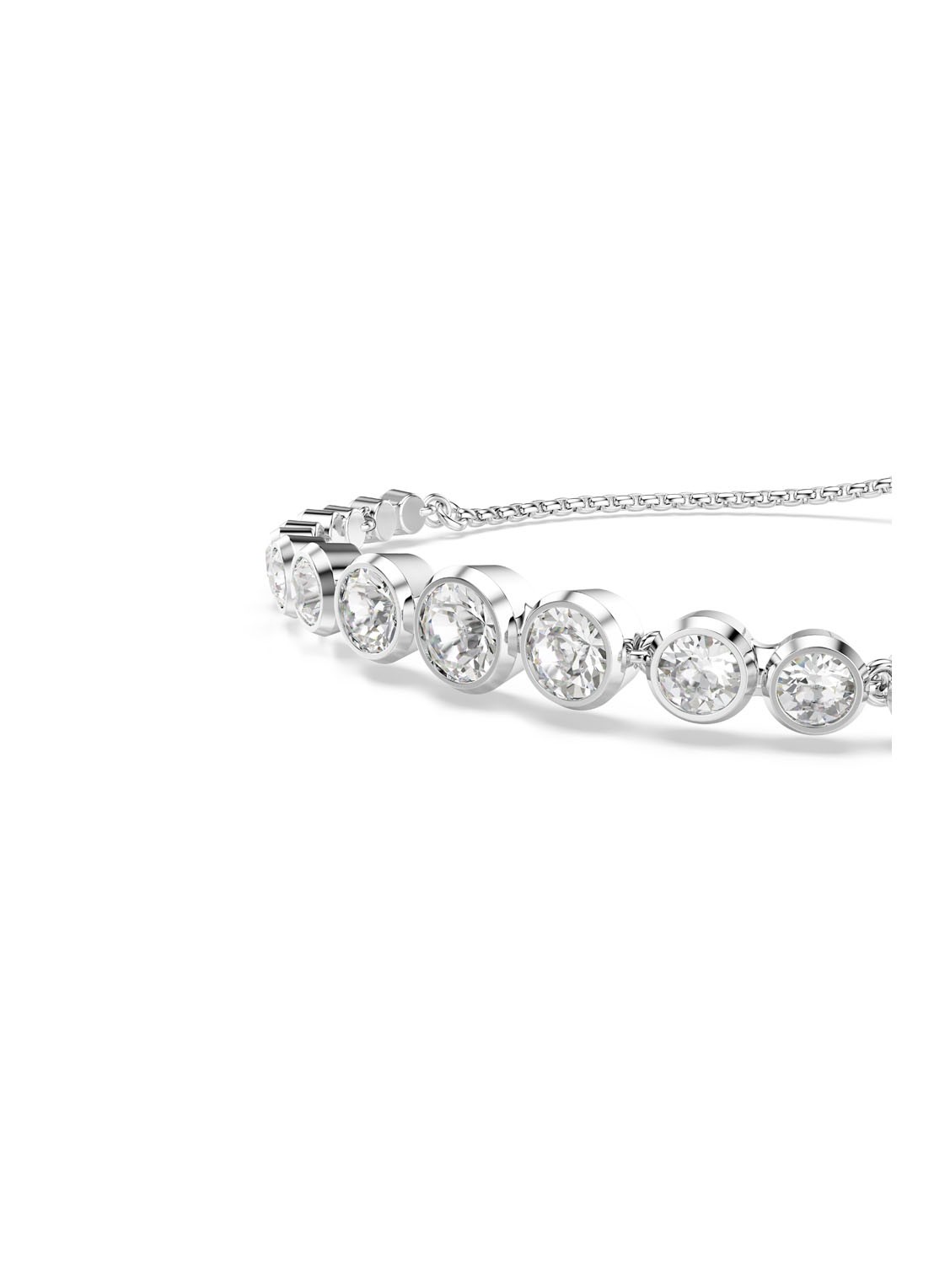 Swarovski Imber armband met kristal M  - detail 4 zilver