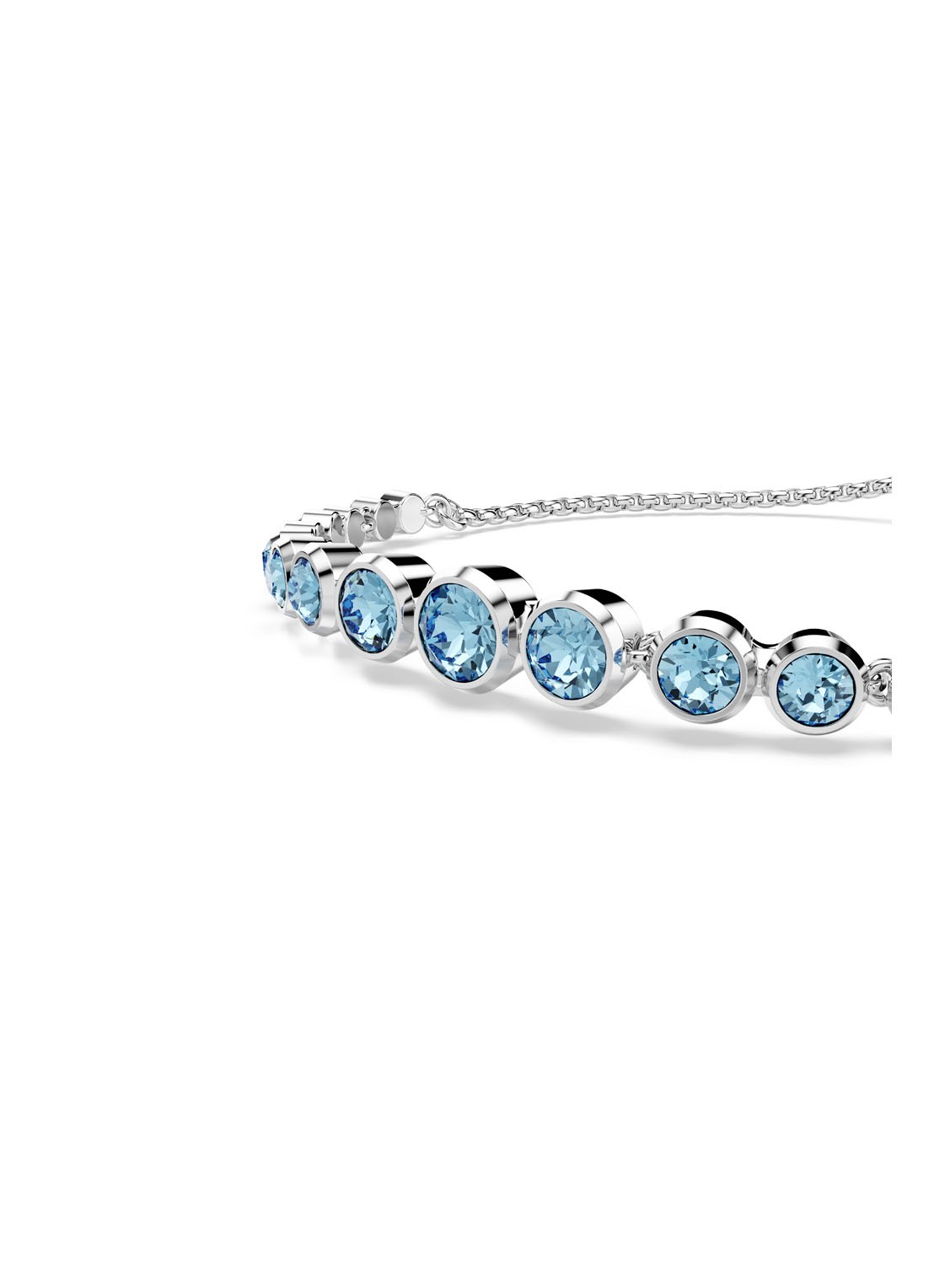 Swarovski Imber armband met kristal M  - detail 3 zilver