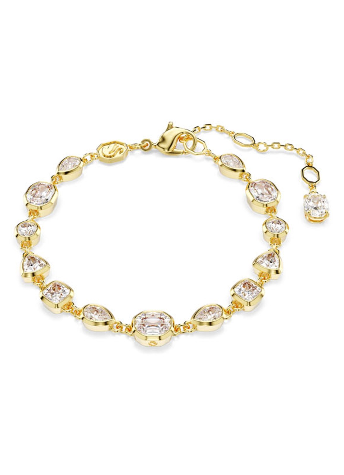 Swarovski Imber armband verguld M - voorkant goud