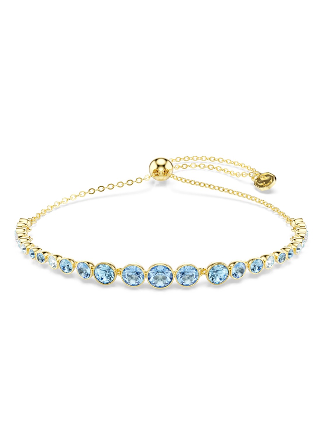 Swarovski Imber armband verguld  - voorkant goud