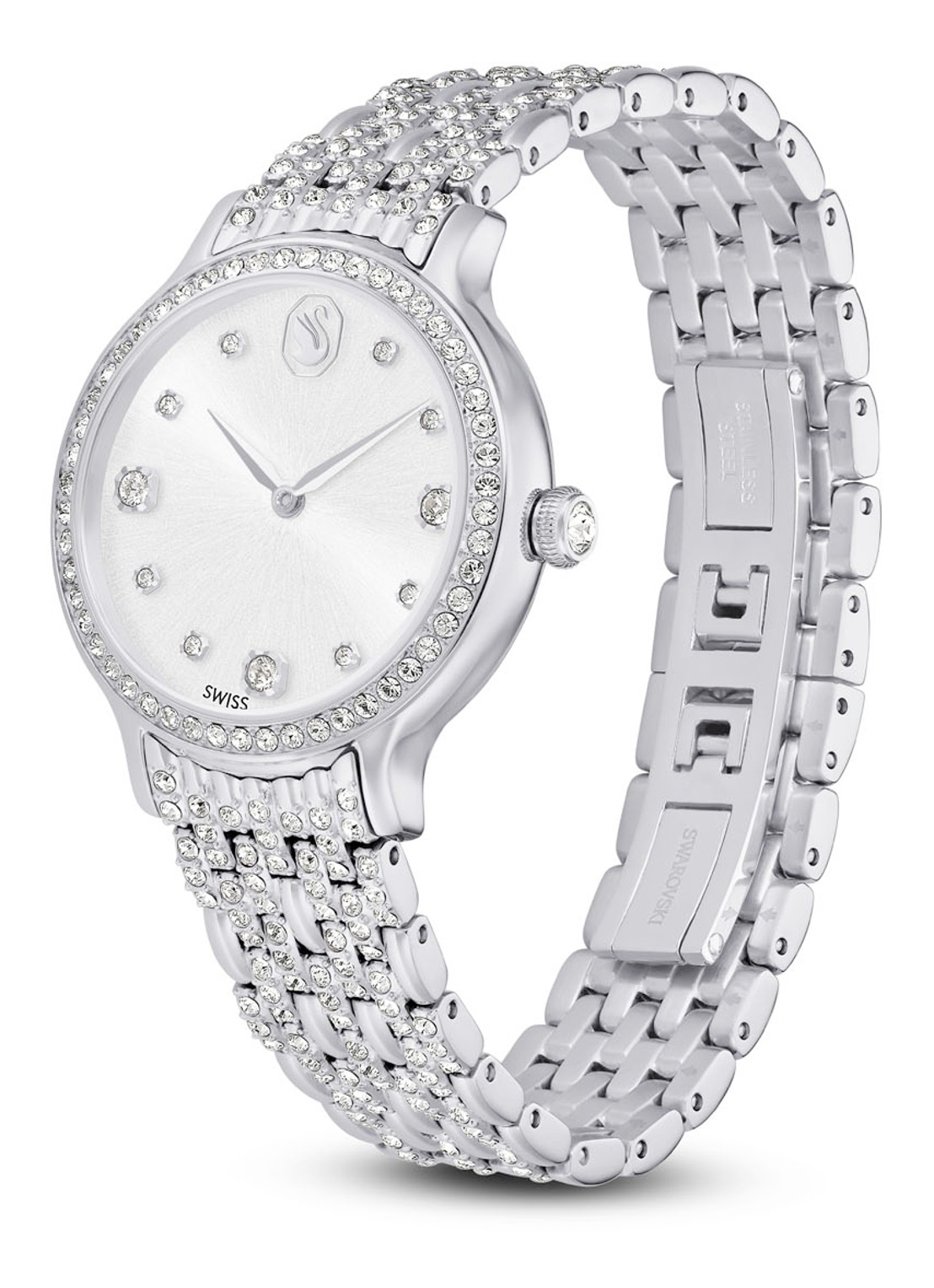 Swarovski Imber horloge 5693634  - detail zilver