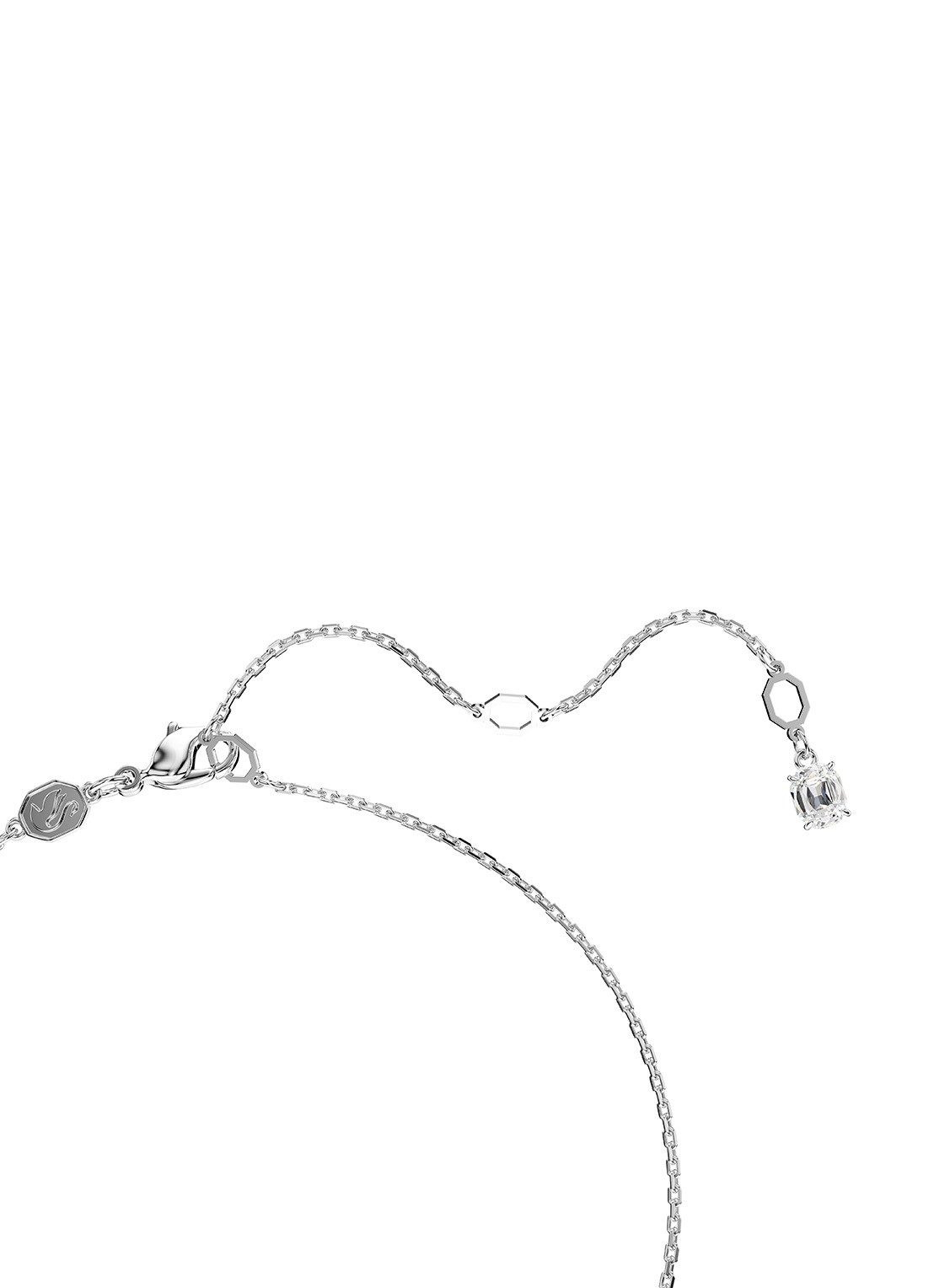 Swarovski Imber ketting met kristal - detail 2 zilver