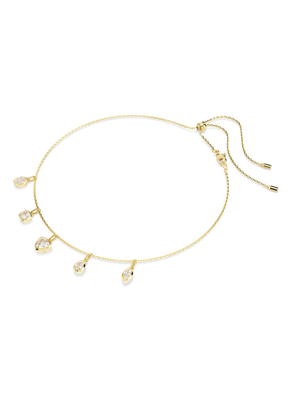 Swarovski Imber ketting verguld  - detail 2 goud