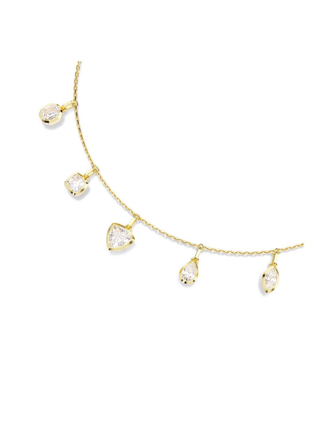 Swarovski Imber ketting verguld  - detail 4 goud